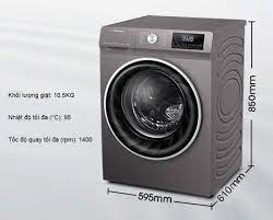 Máy giặt Hisense WFQY1114EVJMT cửa trước 10.5 kg